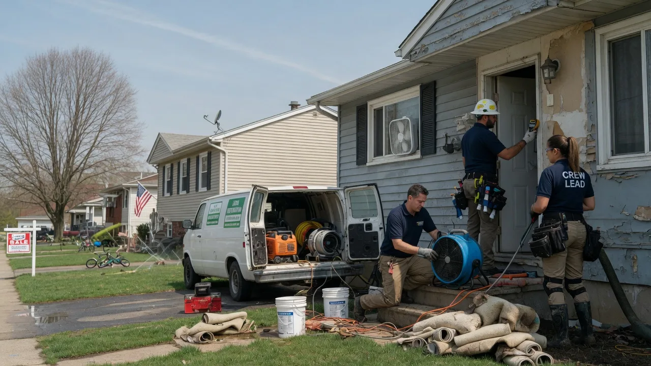 Flood Cleanup in Wheeling, IL near me