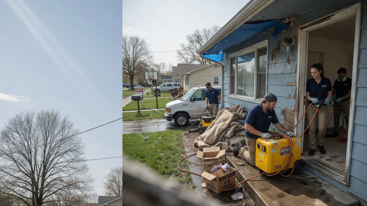 Basement Flood Cleanup in Wheeling, IL near me